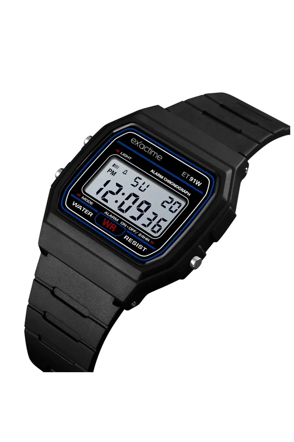 Reloj Digital Exactime ET91W Negro - 7F2191W-1 – 7F2191W - 1