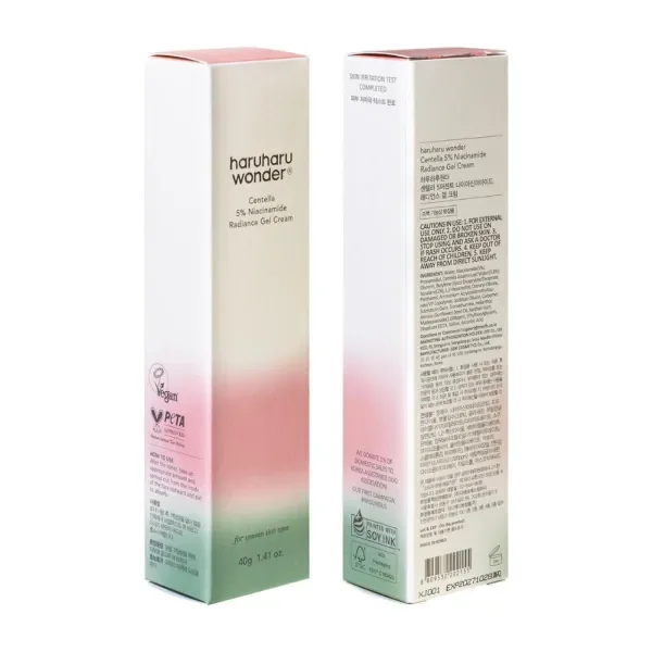 Centella 5% Niacinamide Radiance Gel Cream 40 g - Haruharu Wonder