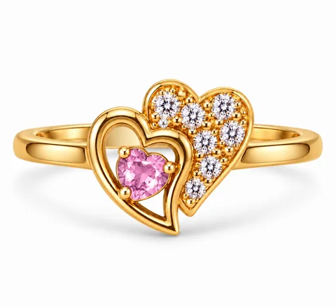 Anillo Corazones Cristal - 6 Colores