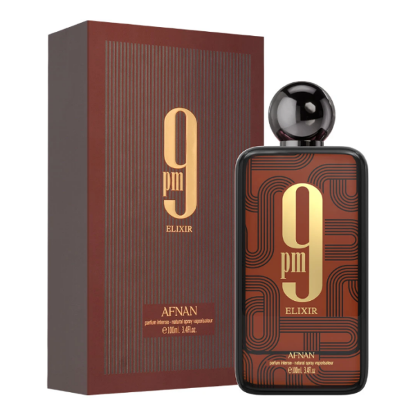 afnan 9pm elixir edp 100ml hombre – perfume dulce e intenso de larga duración