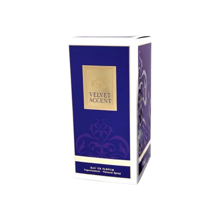 fragrance world velvet accent eau de parfum 100ml perfume arabe unisex