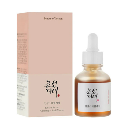 beauty of joseon revive serum ginseng + snail mucin 30ml serum revitalizante coreano